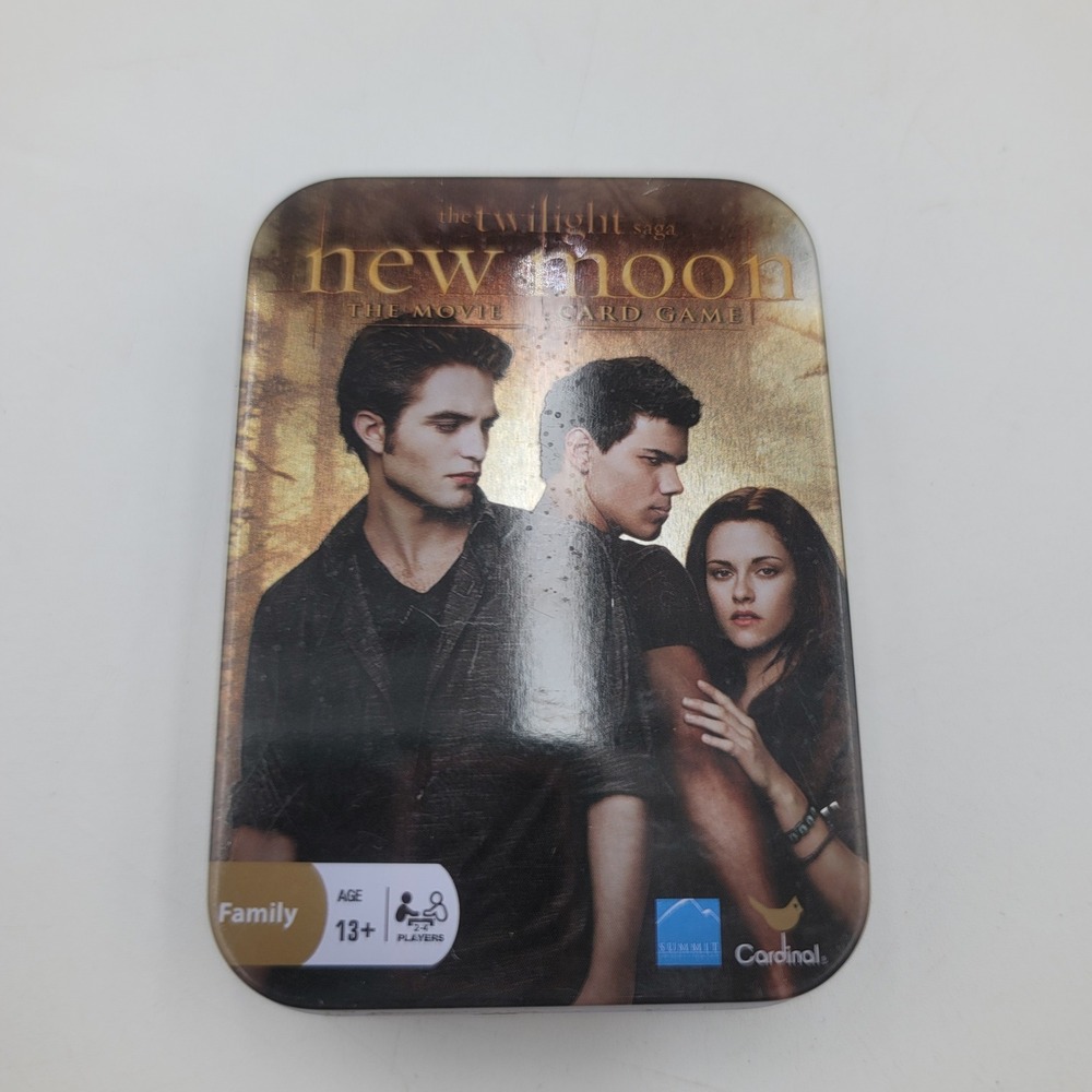 Twilight Saga New Moon The Movie Card Game in Collectible Tin Cardinal 2009